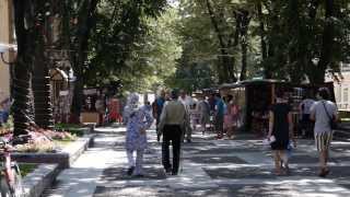 Velingrad hilltop Spa Town of the Rodopi Mountains Bulgaria [upl. by Enyak]