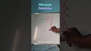 Potenciação potentiation shorts dicasmatemática mathtips matemática maths [upl. by Ajit]