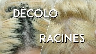 Décoloration des racines  Roots bleaching ENG subs [upl. by Yramesor]