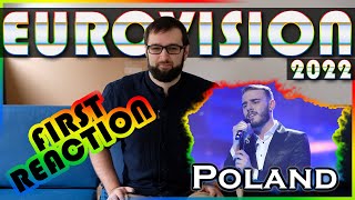 Romanian reacts to Eurovision 2022 Poland Ochman  River [upl. by Eaned]