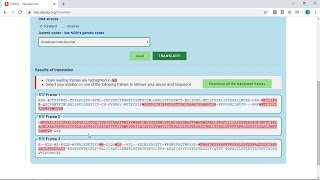 Bioinformatics Expasy Translate Tool and Protparam [upl. by Gatias422]