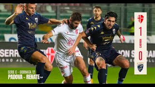 PadovaRenate 10 Highlights  12° Giornata Serie C 20242025 [upl. by Dorie499]