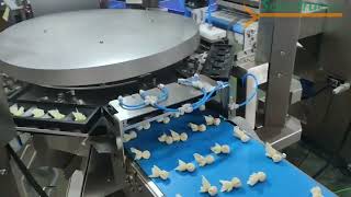 Little Goldfish Wonton Forming Machine 小金鱼馄饨 [upl. by Tubb]