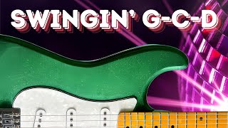 Swingin Dancin GCD Blues Backing Track That Will Make Couples Dance As You Jam [upl. by Aslam]