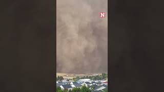 Watch Idaho Town Being Engulfed By Giant Dust Storm [upl. by Hess27]