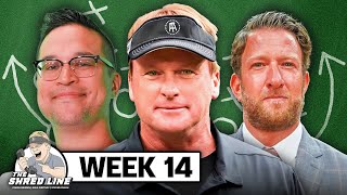 The Shred Line with Coach Gruden Dave Portnoy and Steven Cheah  Week 14 [upl. by Ennayhc]