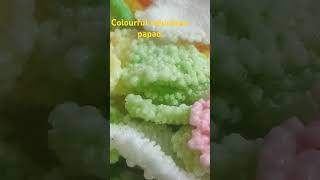 Colourful sabudana papadindianrecipe recipe 😋bestfoodchannel  sabudana papad [upl. by Pammi]