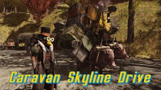 Caravan Skyline Drive amp Milepost Vendors  Fallout 76 [upl. by Argent430]