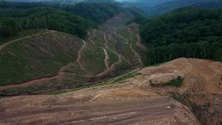 Drone Video of Coalfields Expressway Construction Near FCI McDowell July 2023 [upl. by Adest]