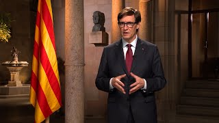 Missatge del President de la Generalitat Salvador Illa amb motiu de la Diada Nacional de Catalunya [upl. by Pomcroy]