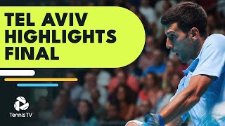 Novak Djokovic Vs Marin Cilic For The Title  Tel Aviv 2022 Final Highlights [upl. by Kacey]