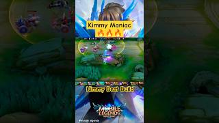 Kimmy Maniac Highlight  Best Kimmy Build  mobilelegends kimmy [upl. by Arammahs]