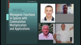 Vitalii Shpakivskyi Sigmamonogenic functions in commutative algebras [upl. by Emee]