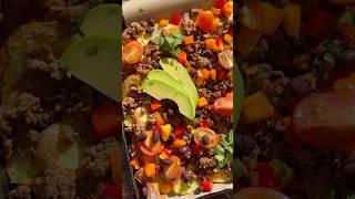 SHEET PAN POTATO NACHOS 🥔😋 healthycomfortfood healthydinner glutenfreefood dinnerideas [upl. by Bobker440]