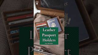 NEW Leather Passport Holders amp Pen Cases from Fort Belvedere [upl. by Belac]