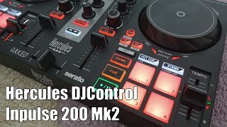 Hercules DJControl Inpulse 200 Mk2 simple demo mix by Sityi  PlayDome [upl. by Natsirk]