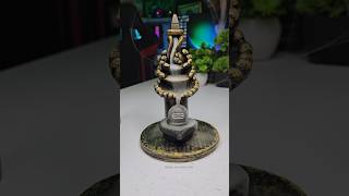 Diy Smoke fountain shivling with fevicol bottle 🌸 Har Har Mahadev 🙏🏻 shorts short [upl. by Naimaj]