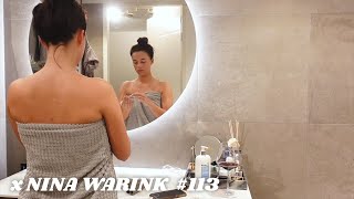 WE MOETEN EVEN BIJPRATEN MAKEUP ROUTINE EN NAAR HET STRAND 112  NINA WARINK [upl. by Oynotna]