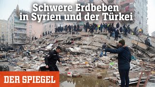 Schwere Erdbeben in Syrien und der Türkei »Es dauerte fast zwei Minuten bis es aufhörte« [upl. by Broddie]