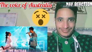 The Battles Zeek v Lara Lovely  The Voice Australia  Reaction [upl. by Eilis]