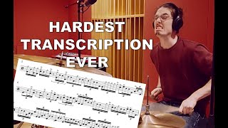 HARDEST DRUM TRANSCRIPTION Justin Tyson and what Ive learned from it [upl. by Eittel]