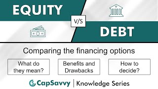 Equity vs Debt Financing  Meaning benefits amp drawbacks choosing the most suitable [upl. by Aivad631]