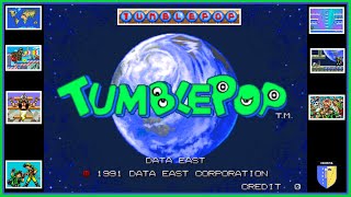 TUMBLEPOP Arcade Data East 1991 Longplay 1 CC [upl. by Sula261]