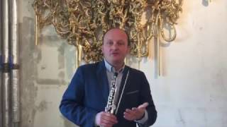 Francois Leleux on concert program 4 april 2017 [upl. by Shanks]