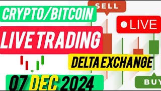 Crypto live trading  07 DEC  crypto livestrem bitcoin trading [upl. by Annayk]