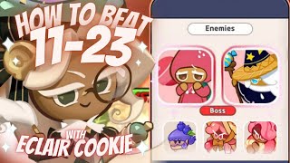 1123 Made Easy with Eclair Cookie Tips amp Guide  Cookie Run Kingdom [upl. by Engdahl]