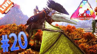 ARK Survival Evolved EP 20 Crystal Isle map live สด [upl. by Klusek677]