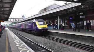 RARE GWR HST with a stuck horn arriving at Slough [upl. by Catton]