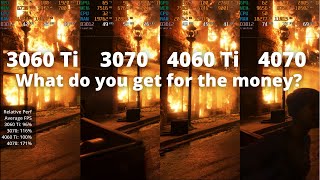 3060 Ti vs 3070 vs 4060 Ti vs 4070 Dont get ripped off [upl. by Haidebej]