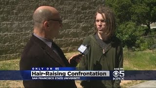 Interview With Dreadlocked Man On Viral Video Of SFSU Confrontation Over His Hair [upl. by Brod442]