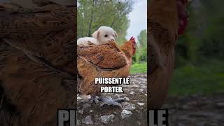 Cette poule et ce chiot sont les meilleurs amis [upl. by Wendin]