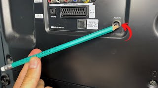 Insert a PENCIL into the TV and watch all the channels in the world Satellite TV [upl. by Ashford235]