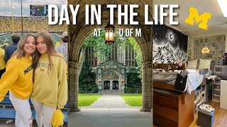 A DAY IN MY LIFE at the University of Michigan  Realistic Life at College [upl. by Euseibbob]