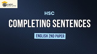 Completing Sentence  12 Easy rules  HSC English 2nd Paper  English PowerPrep [upl. by Oler911]