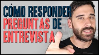 Cómo responder a las típicas preguntas de entrevista  Dime 3 defectos  Cómo te ves en 5 años  ETC [upl. by Arakahs]