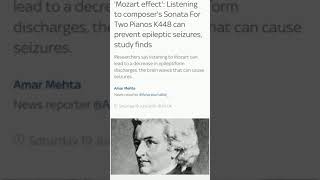 Mozart Effect can help prevent seizures [upl. by Durgy]