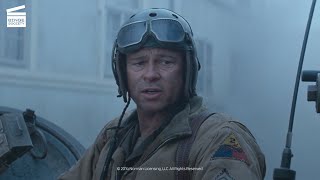 Fury Taking Control of a German Town Brad Pitt HD Clip [upl. by Cameron]