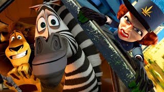 DreamWorks Madagascar en Español Latino  Clip Persecución  Los Fugitivos  Dibujos Animados [upl. by Zanas218]