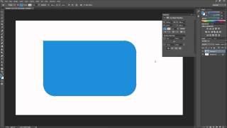 Photoshop Tutorial CC New Rectangle Corner Radius Options HD [upl. by Makell534]