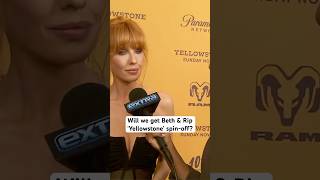 Will we get a Beth amp Rip Yellowstone spinoff Kelly Reilly amp Cole Hauser say… 🤞shorts [upl. by Yasmin]