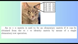 Example of a 3 by 3 Elementary Matrix by Interchanging Two Rows of Identity Matrix [upl. by Nirtiac694]