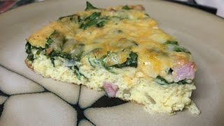 Easy and Delicious Crustless Quiche Recipe [upl. by Alfreda]