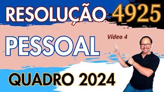 RESOLUÃ‡ÃƒO 4925 10 DE NOVEMBRO 2023 SOBRE QUADRO DE PESSOAL VÃDEO 4  MAIS INFORMES SOBRE SERVIDORES [upl. by Pascal]