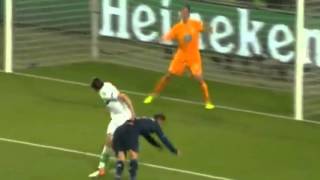 Wolfsburg vs Real Madrid 1st leg UEFA 2016 [upl. by Bohon348]