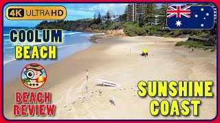 Coolum Beach Sunshine Coast Queensland Australia 🇦🇺 4k Walking Tour  Beach Walk amp Review [upl. by Suivatra243]