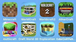 Minecraft World Craft AtharCraft Lokicraft World Craft 2 Exploration Craft World 3D CubeCraft [upl. by Auric733]